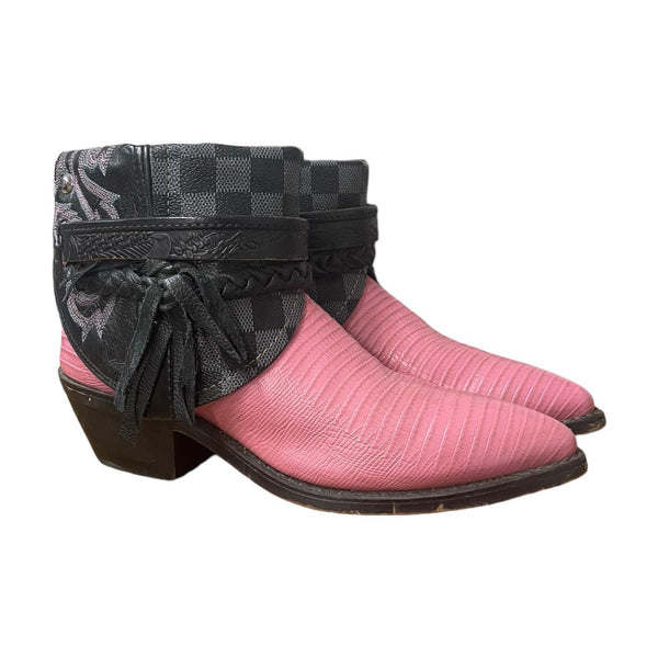 7 Exotic Pink & Black with Designer Canty Boots®