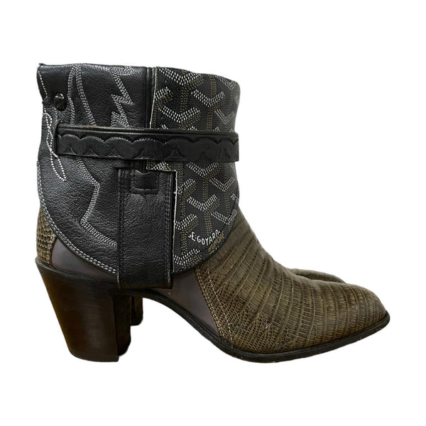 5 Exotic Green & Black Designer Canty Boots®