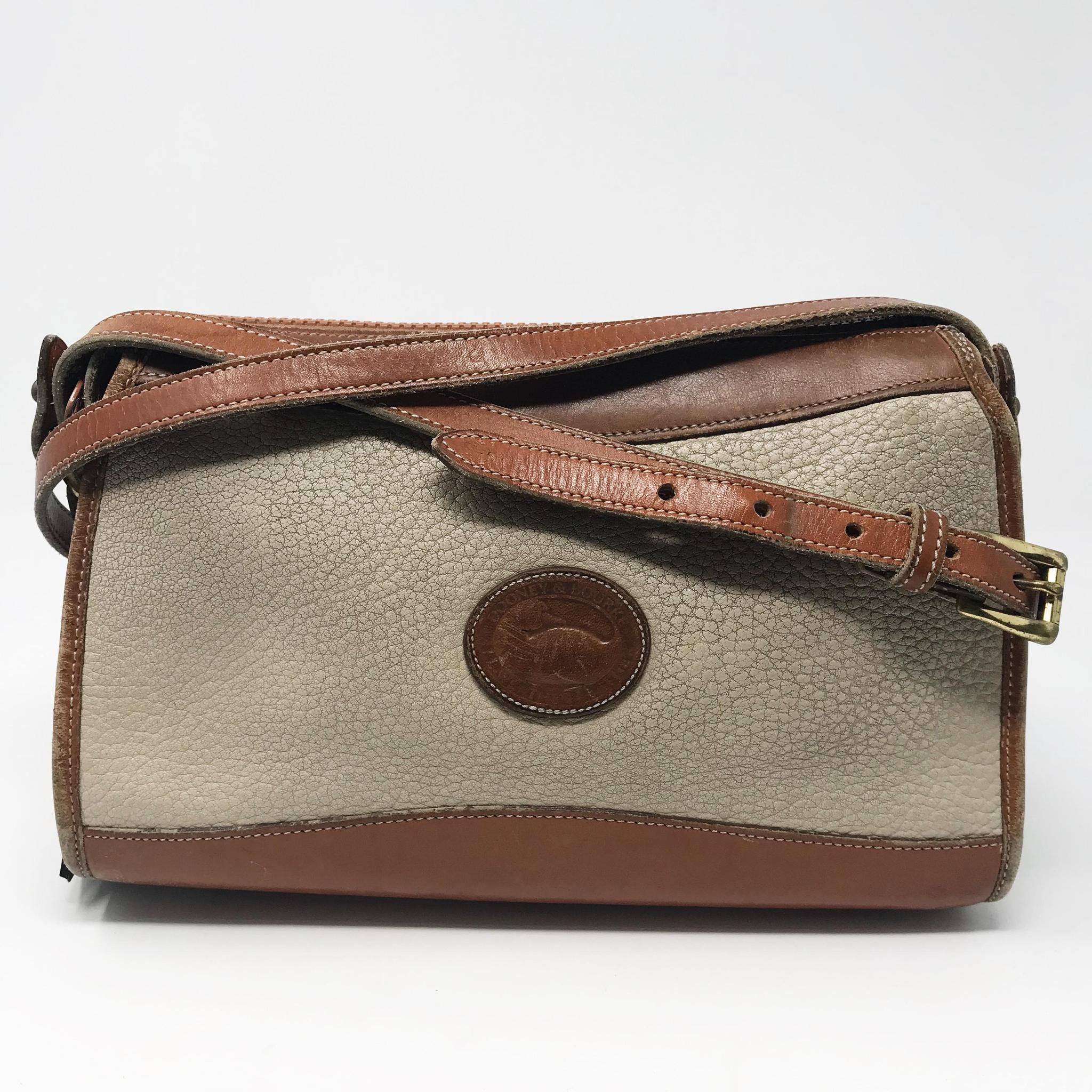 Vintage Taupe Dooney & Bourke Crossbody Bag – Canty Boots