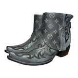9.5 Embroidered Black & Designer Canty Boots®