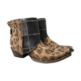 8 Leopard & Patchwork Leather Canty Boots®