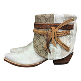 8.5 White & Designer Canty Boots®