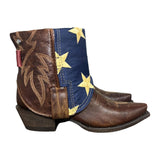 7 Dark Brown & American Flag Canty Boots®