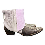 8 Pink Exotic & Designer Denim Canty Boots®