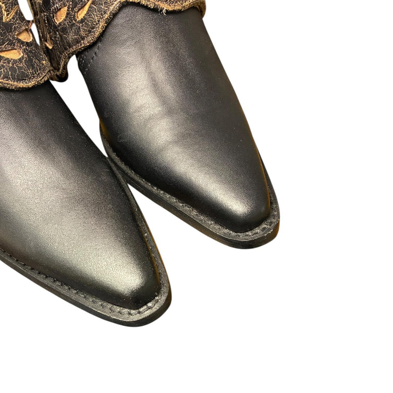 7 Black & Tooled Inlay Canty Boots®