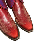 9 Embroidered Red & Wool Canty Boots®