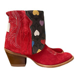 5 Red Rough Out & Designer Canty Boots®