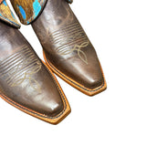 6.5 Brown & Spotted Hair-on Hide Canty Boots®