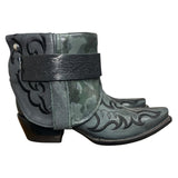 7 Embroidered Black & Camo Leather Canty Boots®