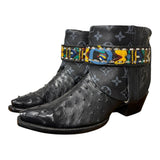 8.5 Exotic Black & Designer Canty Boots®