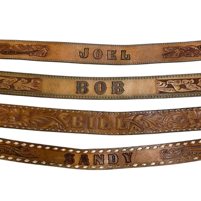 Vintage Name Belts