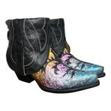 6.5 Black & Multicolor Shimmer Canty Boots®