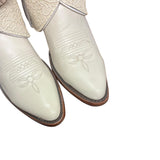 9 Cream & Lace with Designer Belt Canty Boots®