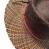 Multi Color Straw Hat - Size 7 1/8