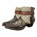 9 Floral Embroidered & Designer Canty Boots® with Turquoise Concho