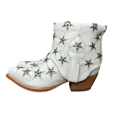 8 White & Studded Stars Canty Boots®