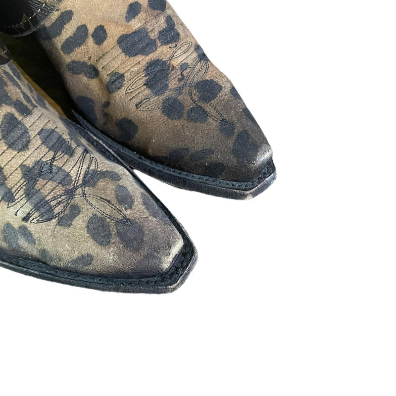 7 Leopard & Designer Canty Boots® with Heart Inlay