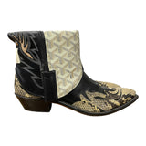 8.5 Black & Exotic Detail with Designer Canty Boots®