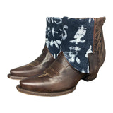 7.5 Dark Brown & Designer Denim Canty Boots®