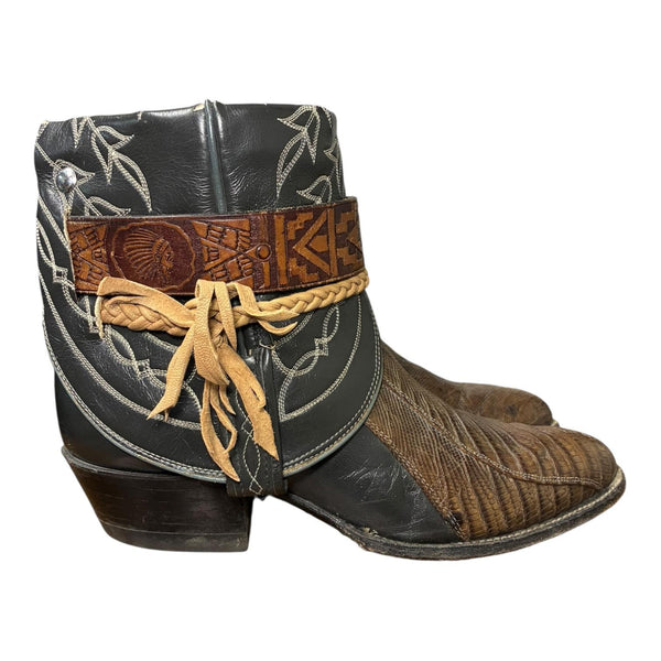 8.5 Two Toned Exotic Canty Boots®