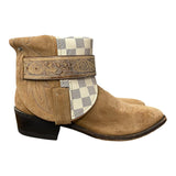 10.5 Tan Rough Out & Designer Canty Boots®