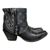 8.5 Embroidered Black & Designer Canty Boots®