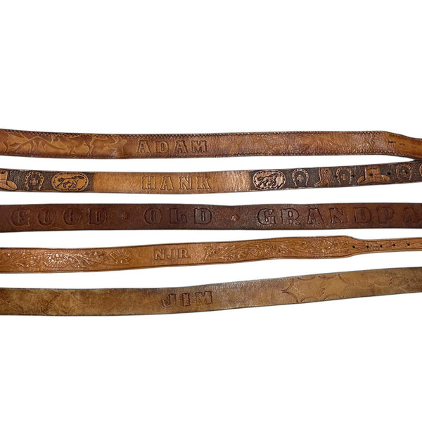 Vintage Name Belts