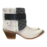 11 Embroidered Cream & Designer Canty Boots®