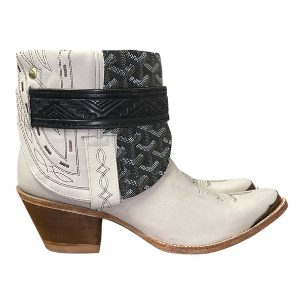 11 Embroidered Cream & Designer Canty Boots®