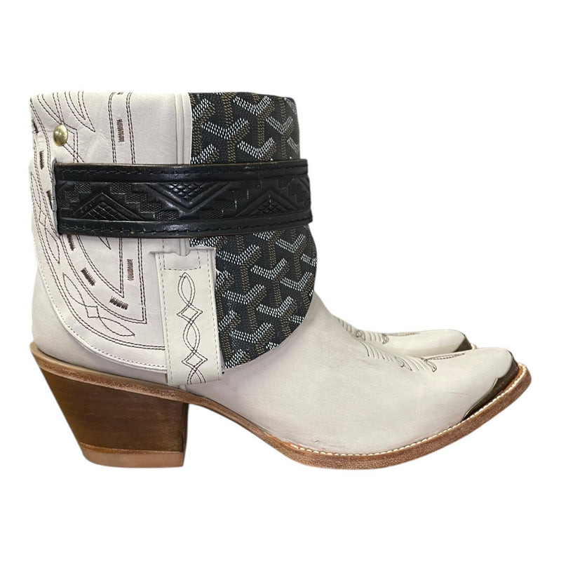 11 Embroidered Cream & Designer Canty Boots®