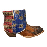 8.5 Brown & Tooled Americana Canty Boots®
