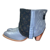 9 Gray & Designer Denim Stacked Heel Canty Boots®