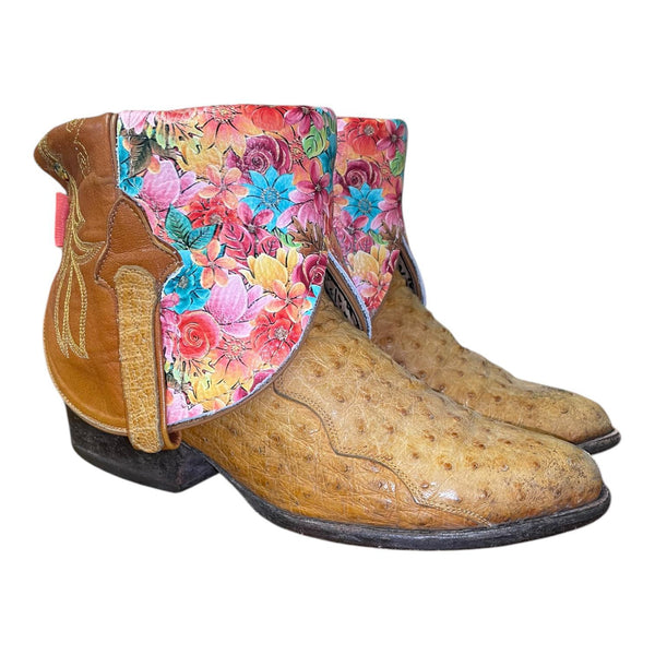 10 Exotic Tan & Floral Canty Boots®