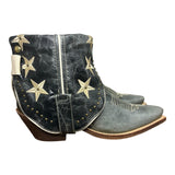 7.5 Blue & Embroidered Stars Canty Boots®