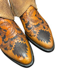 8 Two Toned & Hand Tooled Canty Boots®