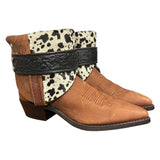 6.5 Brown & Spotted Hair-on Hide Canty Boots®