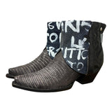 8 Black Exotic & Designer Denim Canty Boots®