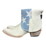 10 White & Star Denim Canty Boots®