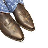 9.5 Brown & Designer Denim Canty Boots®