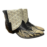 8.5 Black & Exotic Detail with Designer Canty Boots®