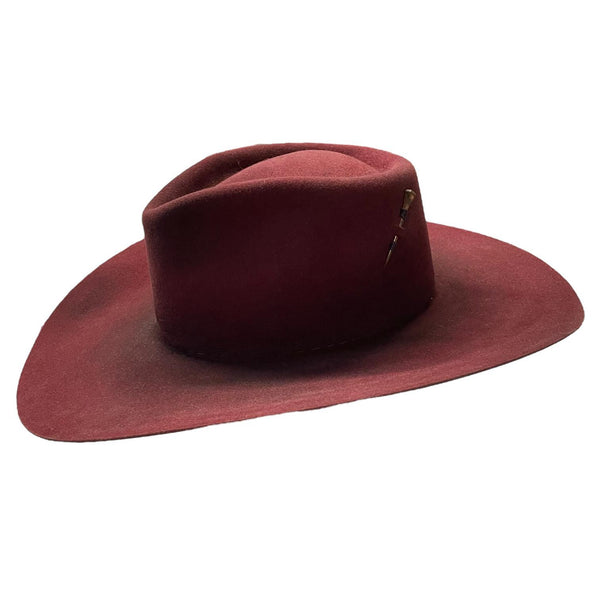 Burgundy Western Hat - Size 6 7/8