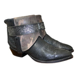 8.5 Black & Camo Leather Canty Boots®