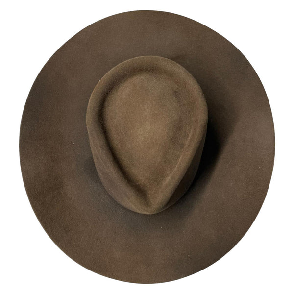 Dark Brown Western Hat - Size 6 3/4