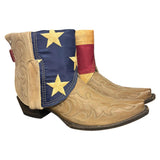 9.5 Embroidered Tan & American Flag Canty Boots®