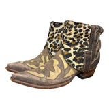 8 Tooled & Leopard Hair-on Hide Canty Boots®
