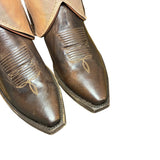 6.5 Brown & Shimmery Leather Canty Boots®