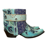 8 Embroidered Turquoise & Designer Canty Boots®