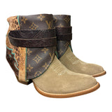 6.5 Two Toned Rough Out & Designer Canty Boots®