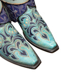 8 Embroidered Turquoise & Designer Canty Boots®