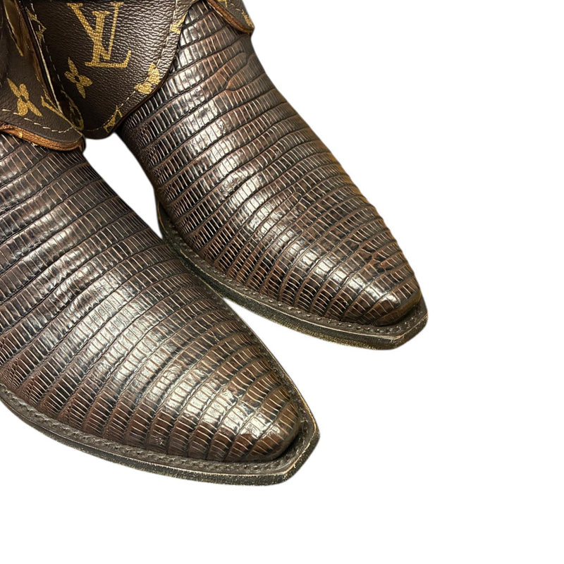 9.5 Exotic Brown & Designer Canty Boots®